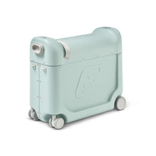 Mala Bedbox Stokke. Mala de viagem de criança para cabine de avião. Aluguer de mala de viagem de criança.