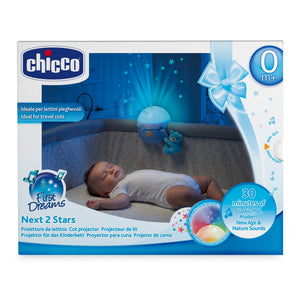 Baby equipment rental in Lisbon, Portugal. Chicco light projector for relaxing nights just like home.
