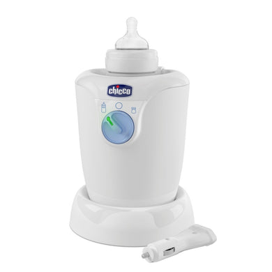 Baby equipment rental in Lisbon, Portugal. Chicco bottle warmer for the best care of your baby. 