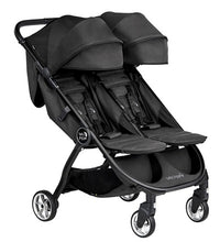 Baby equipment rental in Lisbon, Portugal. Baby Jogger double stroller for cozy and comfortable naps and walks.