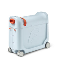 Mala Bedbox Stokke. Mala de viagem de criança para cabine de avião. Aluguer de mala de viagem de criança.  